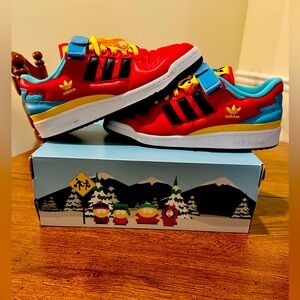 Adidas Forum Low “Southpark” collab Cartman edition shoes